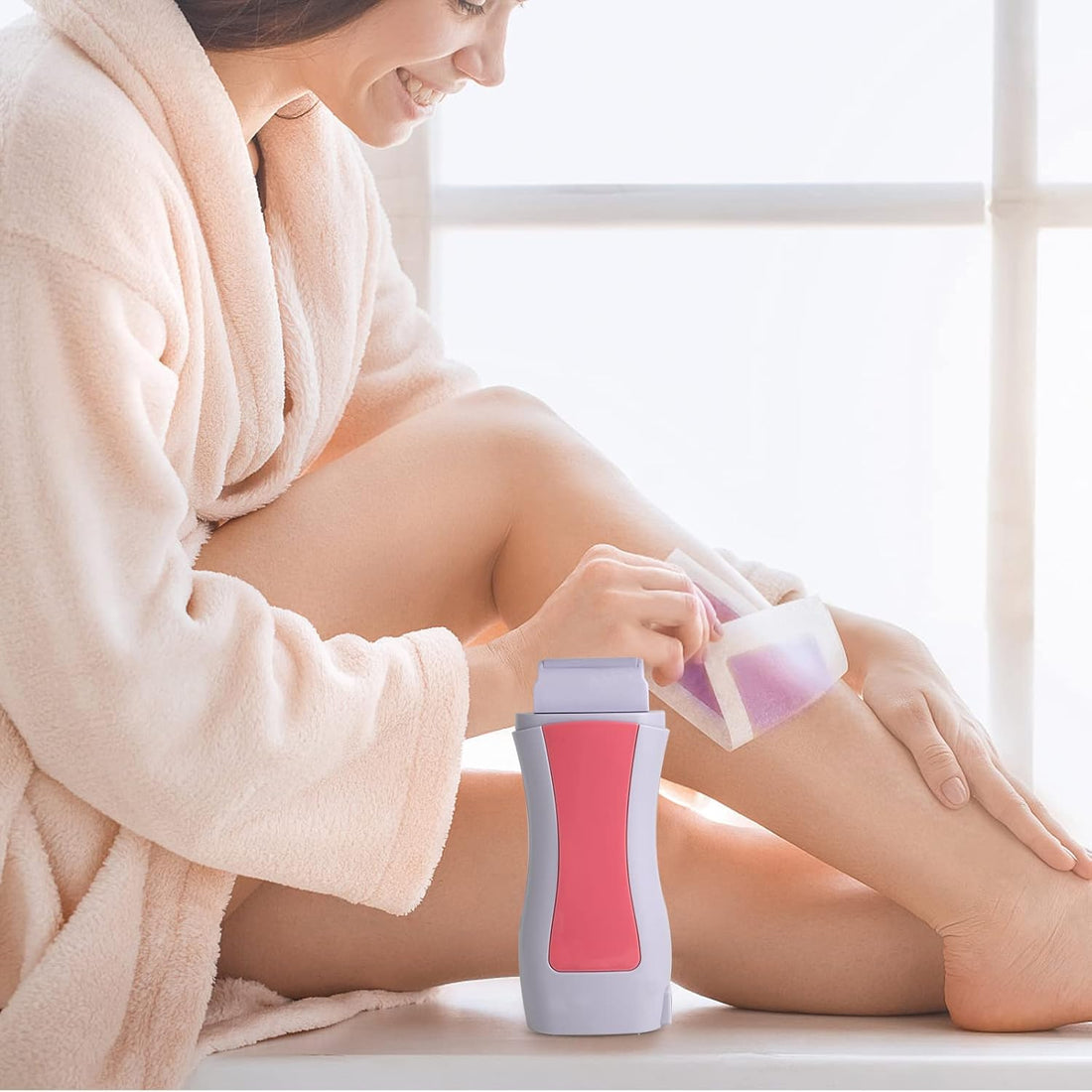 3-in-1 Depilatory Wax Heater & Roll-On Epilator